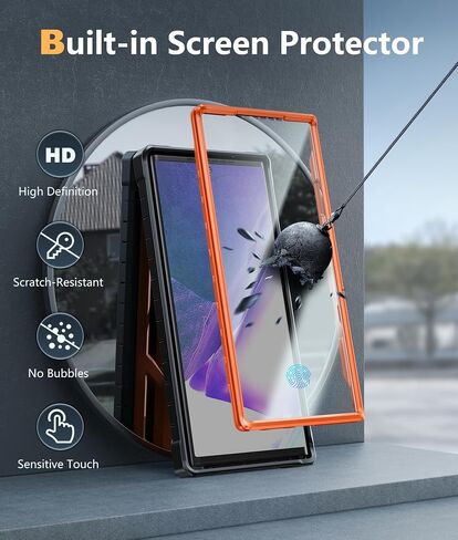 حافظة FNTCASE لهاتف Samsung Galaxy Note-20-Ultra: غطاء هاتف للحماية ضد السقوط من الدرجة العسكرية مع مسند | حافظة شديدة التحمل مقاومة للصدمات غير لامعة لهاتف Note20 Ultra 4G 5G - 6.9 بوصة أسود in Kuwait