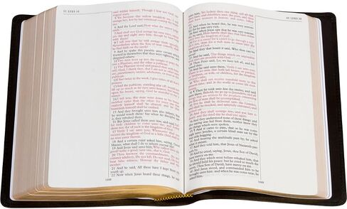 KJV Note Taker's Bible - إصدار جلد الخراف جلد الخراف باللون الأسود in Saudi Arabia