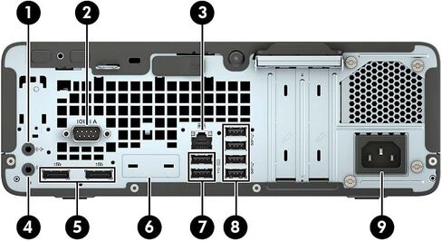 كمبيوتر مكتبي HP ProDesk 600G5 SFF، معالج 600G5 للكمبيوتر التاسع، ذاكرة وصول عشوائي 32 جيجا بايت 1 تيرابايت، محرك أقراص الحالة الصلبة، واي فاي داخلي، Windows 11 (متجدد) in Saudi Arabia