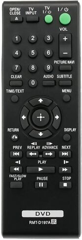 RMT-D197A Remote Control for Sony DVD Remote DVP-SR210 DVP-SR210P DVP-SR510 DVP-SR510H DVP-NS57P DVP-NS710H in Saudi Arabia