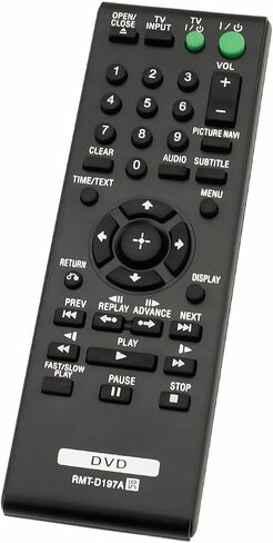 RMT-D197A Remote Control for Sony DVD Remote DVP-SR210 DVP-SR210P DVP-SR510 DVP-SR510H DVP-NS57P DVP-NS710H in Saudi Arabia