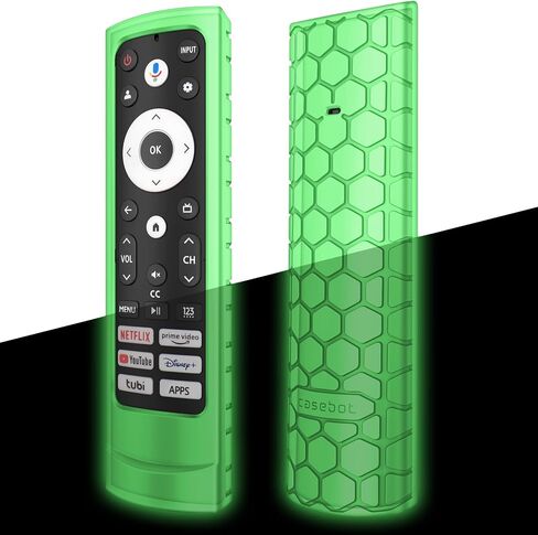 حافظة Fintie الواقية لجهاز التحكم عن بعد Hisense Voice Remote ERF3A90 لعام 2023، غطاء سيليكون خفيف الوزن وصديق للأطفال ومضاد للانزلاق ومقاوم للصدمات لجهاز Hisense A4 A6 U6 U7 U8 Series Google Smart TV Remote، أسود in Kuwait