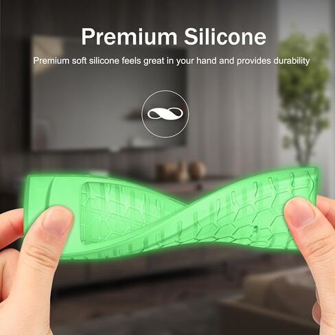 حافظة Fintie الواقية لجهاز التحكم عن بعد Hisense Voice Remote ERF3A90 لعام 2023، غطاء سيليكون خفيف الوزن وصديق للأطفال ومضاد للانزلاق ومقاوم للصدمات لجهاز Hisense A4 A6 U6 U7 U8 Series Google Smart TV Remote، أسود in Kuwait