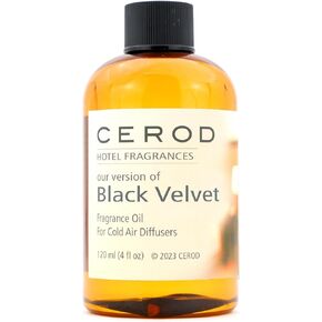 Black Velvet Fragrance Oil for Cold Air Diffusers - Zesty Citrus, Juicy Black Fig, Floral Rose - 120mL