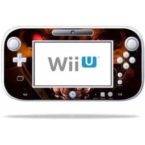 MightySkins Skin Compatible with Nintendo Wii U Gamepad Controller wrap Sticker Skins Wicked Clown