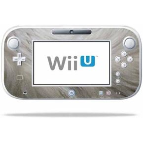 MightySkins Skin Compatible with Nintendo Wii U Gamepad Controller wrap Sticker Skins White Fur