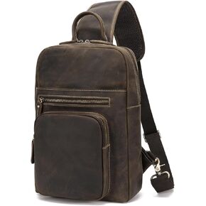 Full Grain Sling Chest Bag For 12.9" iPad
