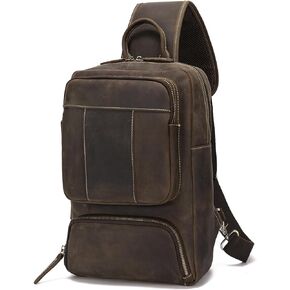 Full Grain Sling Chest Bag For 12.9" iPad