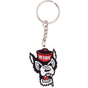 Desert Cactus North Carolina State University Keychain Wolfpack NC State NCSU Car Keys Holder (PVC A)