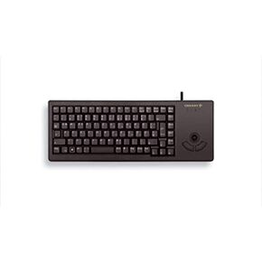 CHERRY G84 UltraSlim Keyboard w/Integrated Trackball, Black (G84-5400LUMEU-2)