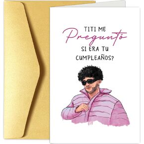 Chenive Funny Getting Older Birthday Card for Him Her, Rude Birthday Card for Man Women, Happy Birthday You F*cking Fossil