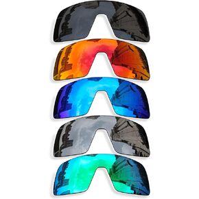 5 Pairs Anti-scratch Polarized Replacement Lenses for Oakley Sutro OO9406 / Sutro Asian Fit (AF) OO9406A Sunglasses