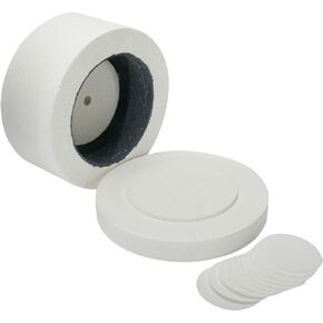 LuckyHigh Professional Microwave Kiln with 10pcs Kiln Paper for Fusing Glass DIY Glass Jewelry Making (120mm)