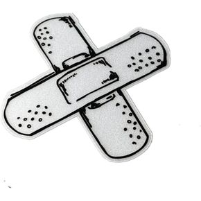 Car Styling Sticker for Funny Cross Band-Aid Blood Wood Decals Auto Window Tail Bumper Graphics Vinyl