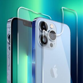for iPhone 13 Pro Back Screen Protector [2-Pack], iPhone 13 Pro Back Glass Protector Rear Tempered Glass fot 13 Pro (6.1 inch)