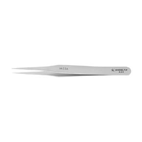 Excelta Stainless Steel Mini Tweezers, Ultra-Fine Straight Point, Compact 2.75" Length, Ideal for High Magnification Work, Precision Handling, Professional
