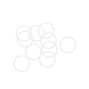 uxcell Silicone O-Rings, 15mm OD 12mm ID 1.5mm Width VMQ Seal Gasket for Compressor Valves Pipe Repair, White, Pack of 10