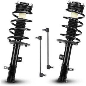 Front Struts Shock Absorber Sway Bar Links Kit Fit for Dodge Avenger(2.4L Sedan) 2008-2014, for Chrysler Sebring(2.4L Sedan) 2007-2010, Replace 171130 171131 K80258 (4Pcs)