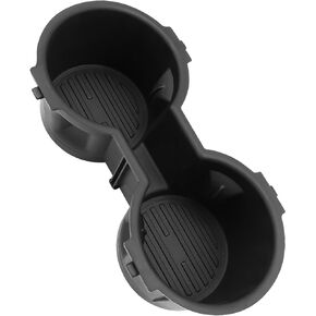 Cup Holder Inserts for Car Console Rubber Holds 2 Cups Fit for Ford F-150 XLT XL Lariat Only 2015-2017, Fit for F-250 F-350 Super Duty 2017-2019, Replace FL3Z-1513562-AD