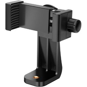 H&S Universal Mobile Phone Tripod Mount Holder - iPhone Tripod Mount with 360° Rotation for Ring Light - Phone Tripod Mount Holder with Adjustable Clamp