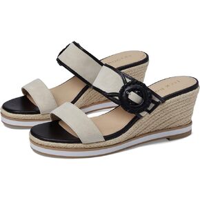 Jack Rogers Callie Buckle Women Wedge Sandals – Buckle Closure – Leather Sole and Lining – Slip-on Style