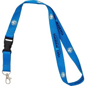 Desert Cactus Northwood University Lanyard Timberwolves Car Keys ID Badge Holder Keychain Detachable Breakaway Snap Buckle (Blue)