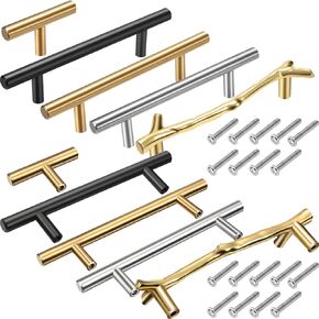 10 Pieces Handles for Resin Tray Molds, Stainless Steel Tray Handles Hardware with Screw Sets Drawer Kitchen Cabinet Door Pulls for Resin Crafts DIY Making Silicone Serving Tray Decoration