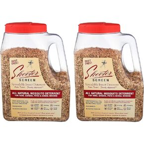 Skeeter Screen 4 Lb All Natural Essential Oil Spreadable Deterrent - Pack of (2), Yellow