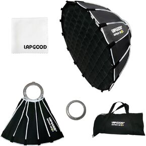 Softbox QR60II Foldable Bowens Mount Softbox, with Honeycomb Grid deep Paraboloid Surface & Carrying Bag in Kuwait