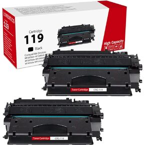 High-Yield 119 Black Toner Cartridge (2-Pack) - Compatible CRG119 Toner Replacement for 119 Toner for imageCLASS MF5960dn LBP6650dn MF5950dw MF6180dw MF6160dw Printer, 3479B001