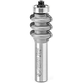 Amana Tool - 54217 Carbide Tipped Triple Flute 1/8 Radius x 7/8 Dia x 1" 2 Shank