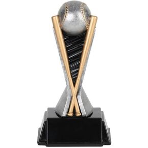 World Class Baseball Tower Trophy- 6 or 8 Inches Tall | Baseball Award - Engraved Plate on Request