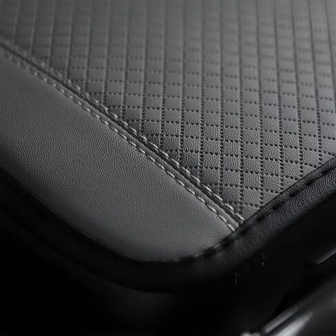 Car Center Console Cushion Pad, 12.6"x7.5" PU Leather Auto Armrest Cover Protector, Waterproof Anti-Slip Armrest Box Mat, Car Accessories Interior Protection for Most Vehicle, SUV, Truck (Beige) in Saudi Arabia