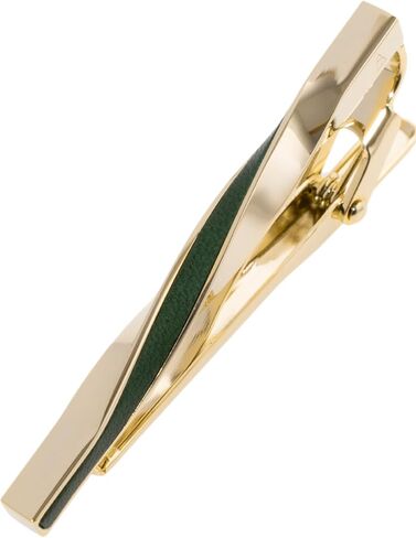 [TAVARAT] Tie Clip Tie Clips for Men Genuine Leather Tie Bar Tie Pin Limited color Tps-078lgd in Saudi Arabia