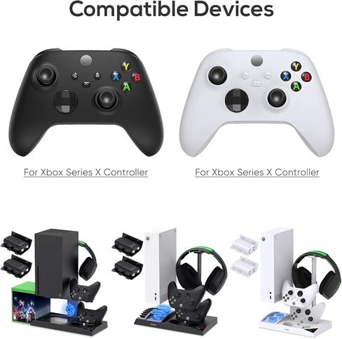 حزمة واحدة من بطارية YUANHOT القابلة لإعادة الشحن بقدرة 1400 مللي أمبير في الساعة متوافقة مع وحدات تحكم Xbox Series X in Kuwait