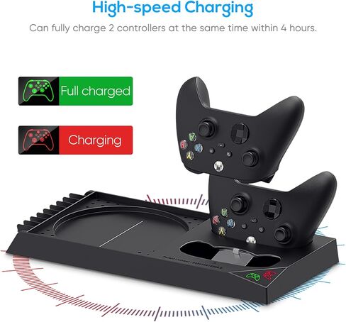 حزمة واحدة من بطارية YUANHOT القابلة لإعادة الشحن بقدرة 1400 مللي أمبير في الساعة متوافقة مع وحدات تحكم Xbox Series X in Kuwait