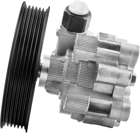 Power Steering Pump, with Pulley, Compatible with Toyota Tundra 2007 2008 2009, V8 4.7L, Replace # 21-5488 443100C080 in Saudi Arabia