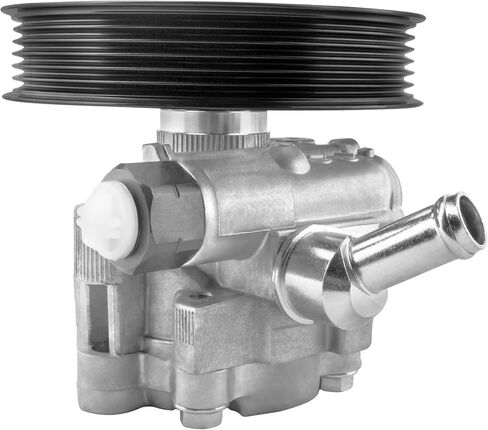 Power Steering Pump, with Pulley, Compatible with Toyota Tundra 2007 2008 2009, V8 4.7L, Replace # 21-5488 443100C080 in Saudi Arabia