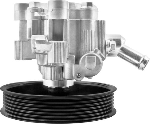 Power Steering Pump, with Pulley, Compatible with Toyota Tundra 2007 2008 2009, V8 4.7L, Replace # 21-5488 443100C080 in Saudi Arabia