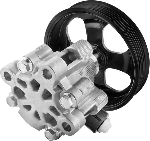 Power Steering Pump, with Pulley, Compatible with Toyota Tundra 2007 2008 2009, V8 4.7L, Replace # 21-5488 443100C080 in Saudi Arabia