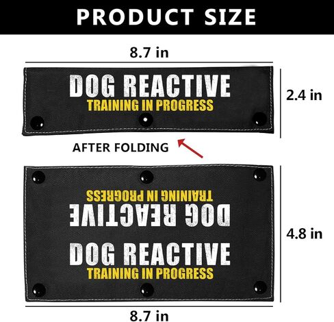 التدريب التفاعلي للكلاب قيد التقدم، مقود أسود للكلاب، ملحق للمشي للكلاب - خدمة تنبيه لف مقود الكلب، علامة رقعة تعريف معلقة - هدية عيد ميلاد لمالك الكلب ومحبي الحيوانات الأليفة in Kuwait