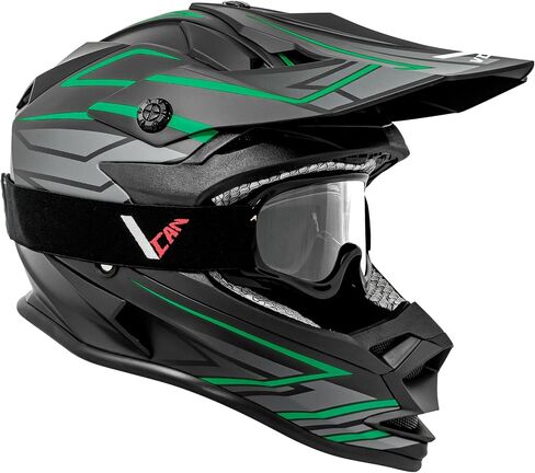 VCAN VX38Y Youth Kids ATV Motorcross Offroad Dirt Bike Motorcycle Goggles Gloves Downhill Helmet DOT Approved in Saudi Arabia