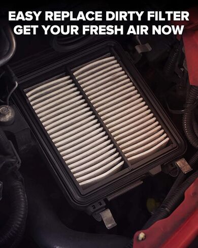 PHILTOP Engine Air Filter, EAF095 (CA10650) Replacement for FIT 1.5L L4 (2009-2013) Sport/Base, (2009-2014 Canada) DX LX DX-A, Premium Air Filter, Protect Engine & Improves Acceleration in Saudi Arabia