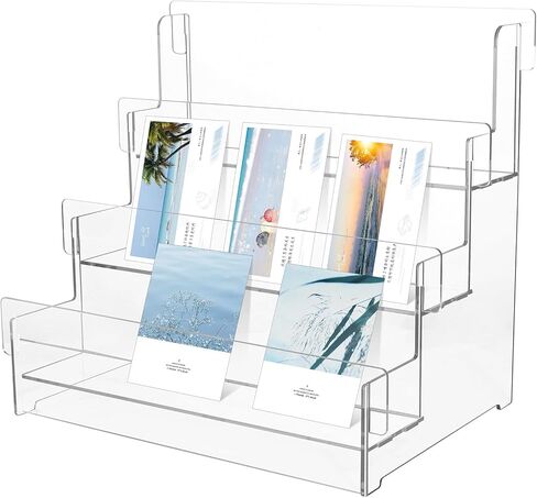 حامل عرض بطاقات التهنئة من الأكريليك، حامل عرض الملصقات للبائعين، حامل بطاقة العمل، منظم البريد، منظم البريد، رفوف عرض البيع بالتجزئة، حامل وسادة الطوابع، رف تخزين لمكتب البيع بالتجزئة in Kuwait