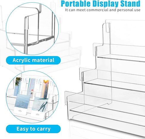 حامل عرض بطاقات التهنئة من الأكريليك، حامل عرض الملصقات للبائعين، حامل بطاقة العمل، منظم البريد، منظم البريد، رفوف عرض البيع بالتجزئة، حامل وسادة الطوابع، رف تخزين لمكتب البيع بالتجزئة in Kuwait