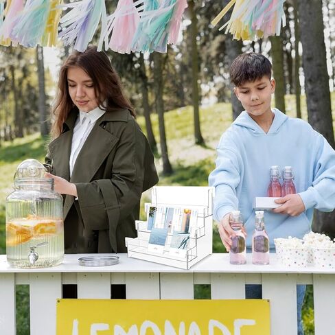 حامل عرض بطاقات التهنئة من الأكريليك، حامل عرض الملصقات للبائعين، حامل بطاقة العمل، منظم البريد، منظم البريد، رفوف عرض البيع بالتجزئة، حامل وسادة الطوابع، رف تخزين لمكتب البيع بالتجزئة in Kuwait