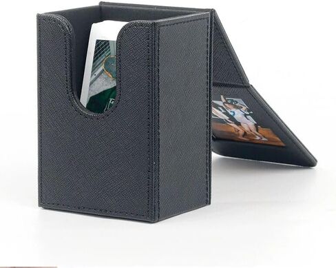 إطار حقيبة تخزين حامل صور فيلم TYUANDOUER Mini 2x3 لفيلم Fujifilm Instax Mini 12/11/9/8/7+/7s/40/EVO/Mini Link، صندوق تخزين صور بولارويد من جلد البولي يوريثان لفيلم Fujifilm Instax Mini - أسود in Kuwait