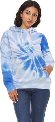 DARESAY Womens Tie Dye Pullover Hoodie Fleece Sweatshirts -Sizes Up to 5XL in Saudi Arabia