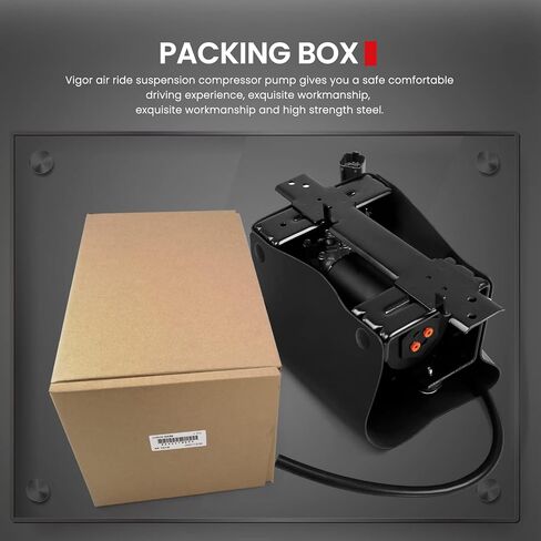 مضخة ضاغط تعليق هوائي Vigor 949-500 متوافقة مع Infiniti QX56 2004-2010، Nissan Armada 2004-2015، رقم OEM 534007S600، 534001LA4C in Kuwait
