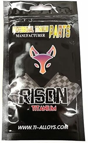 RISON التيتانيوم الجوز التيتانيوم شفة الجوز M10x1.5mm التيتانيوم ضرس الجوز المحروق الأزرق 6AL4V التيتانيوم شفة الجوز للدراجات النارية 5 قطعة in Kuwait